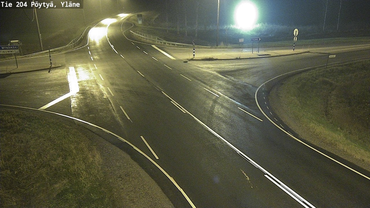 Kelikamerat Kuva Tie 204 Pöytyä, Yläne, Pöytyä, Varsinais-Suomi