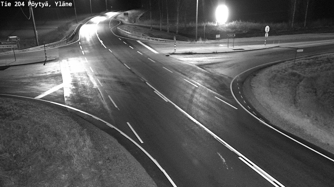 Kelikamerat Kuva Tie 204 Pöytyä, Yläne, Pöytyä, Varsinais-Suomi