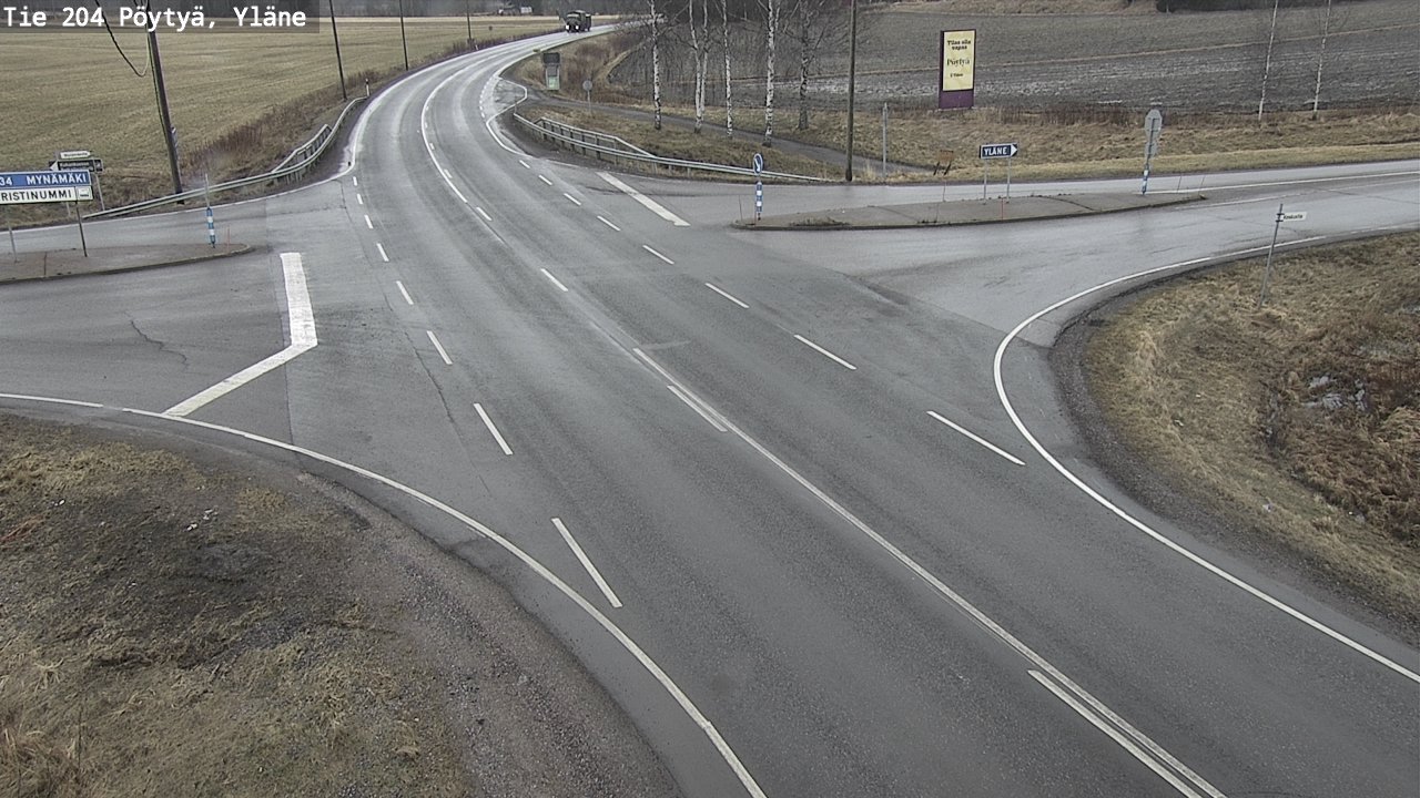 Kelikamerat Kuva Tie 204 Pöytyä, Yläne, Pöytyä, Varsinais-Suomi