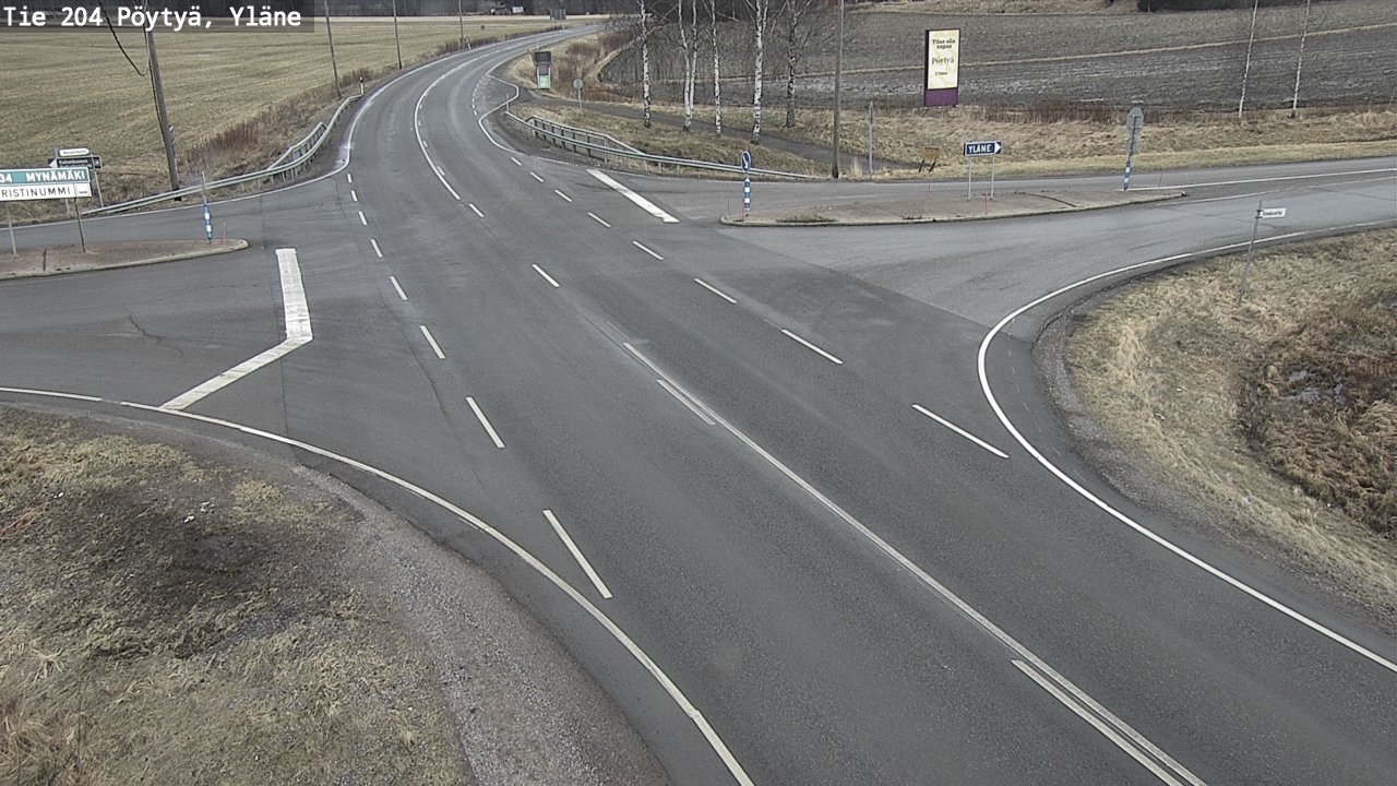 Kelikamerat Kuva Tie 204 Pöytyä, Yläne, Pöytyä, Varsinais-Suomi