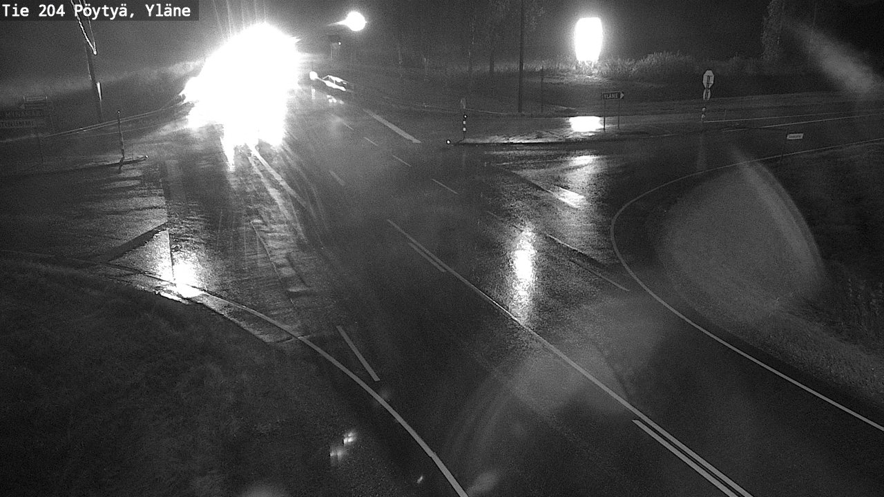 Weather Camera Image Road 204 Pöytyä, Yläne, Pöytyä, Varsinais-Suomi