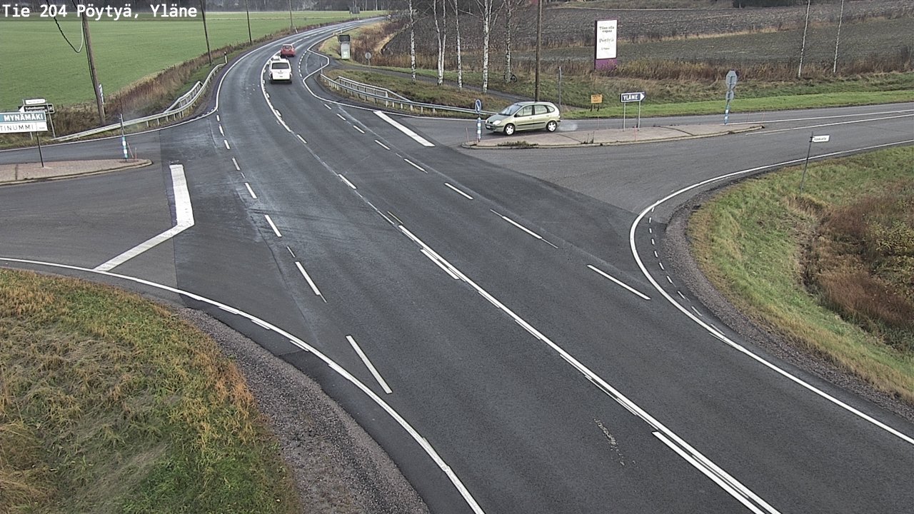 Kelikamerat Kuva Tie 204 Pöytyä, Yläne, Pöytyä, Varsinais-Suomi