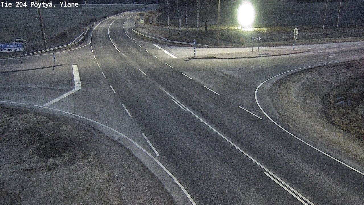 Kelikamerat Kuva Tie 204 Pöytyä, Yläne, Pöytyä, Varsinais-Suomi