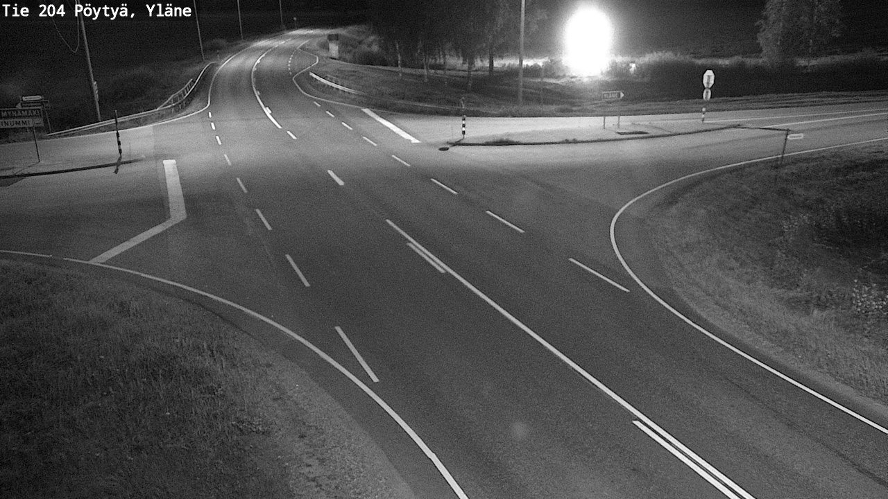 Kelikamerat Kuva Tie 204 Pöytyä, Yläne, Pöytyä, Varsinais-Suomi