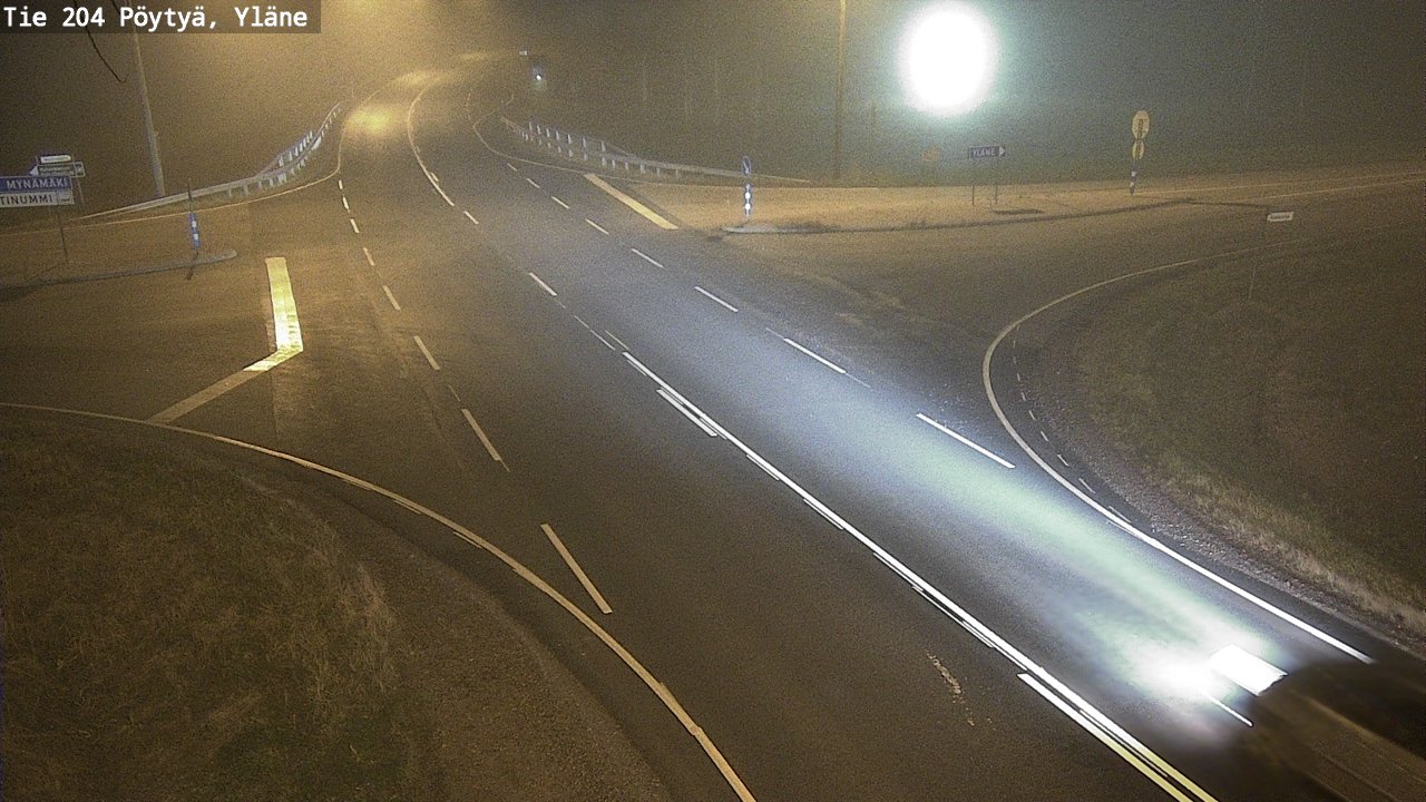 Kelikamerat Kuva Tie 204 Pöytyä, Yläne, Pöytyä, Varsinais-Suomi