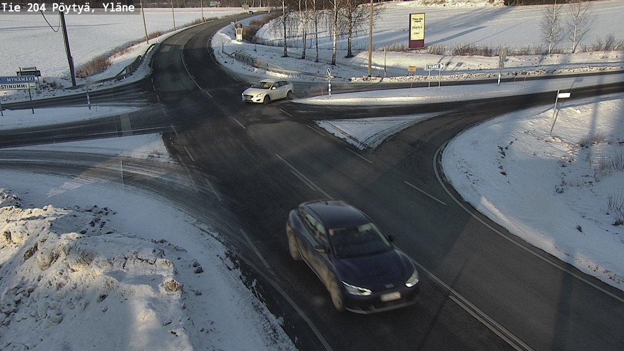 Kelikamerat Kuva Tie 204 Pöytyä, Yläne, Pöytyä, Varsinais-Suomi