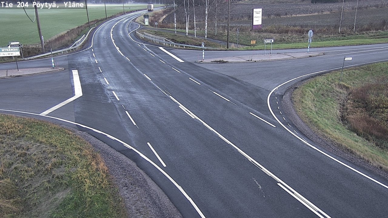 Kelikamerat Kuva Tie 204 Pöytyä, Yläne, Pöytyä, Varsinais-Suomi