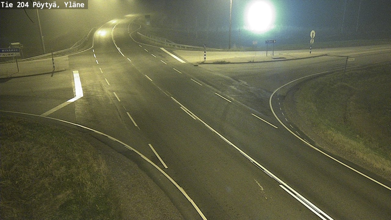 Kelikamerat Kuva Tie 204 Pöytyä, Yläne, Pöytyä, Varsinais-Suomi