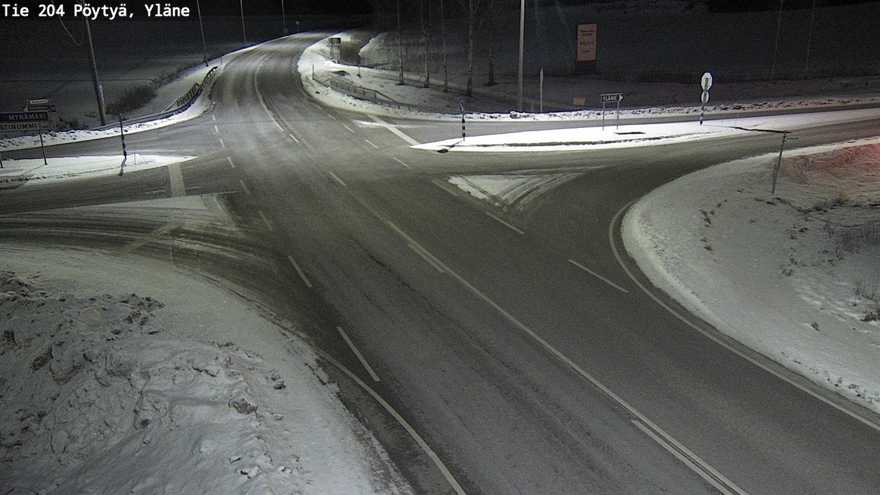 Kelikamerat Kuva Tie 204 Pöytyä, Yläne, Pöytyä, Varsinais-Suomi