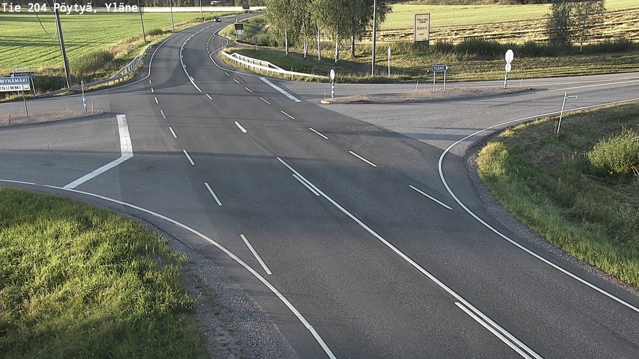 Kelikamerat Kuva Tie 204 Pöytyä, Yläne, Pöytyä, Varsinais-Suomi
