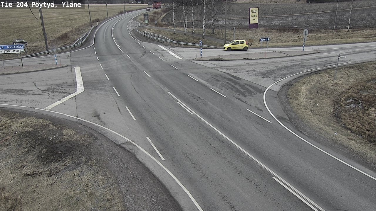 Kelikamerat Kuva Tie 204 Pöytyä, Yläne, Pöytyä, Varsinais-Suomi