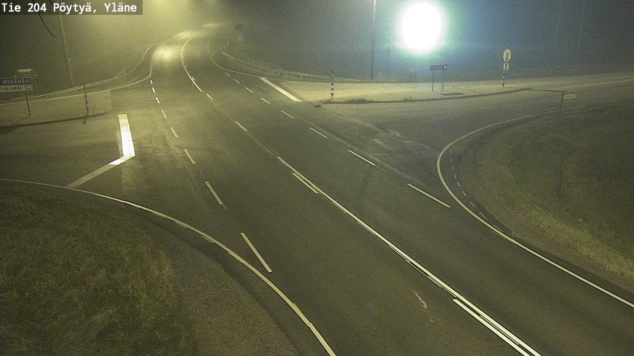 Kelikamerat Kuva Tie 204 Pöytyä, Yläne, Pöytyä, Varsinais-Suomi