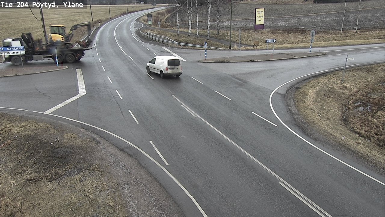 Kelikamerat Kuva Tie 204 Pöytyä, Yläne, Pöytyä, Varsinais-Suomi