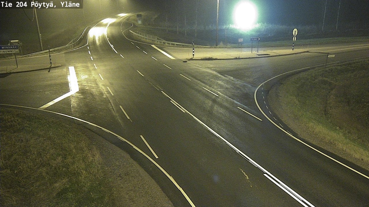 Kelikamerat Kuva Tie 204 Pöytyä, Yläne, Pöytyä, Varsinais-Suomi