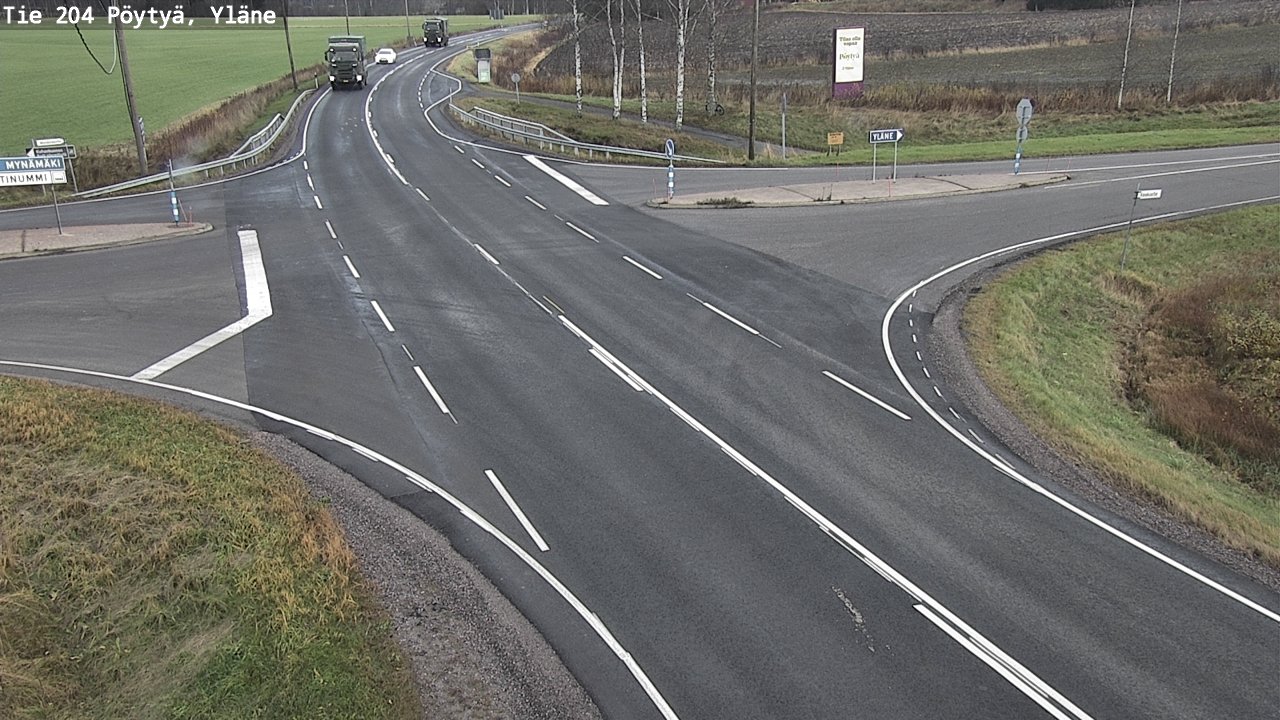Kelikamerat Kuva Tie 204 Pöytyä, Yläne, Pöytyä, Varsinais-Suomi