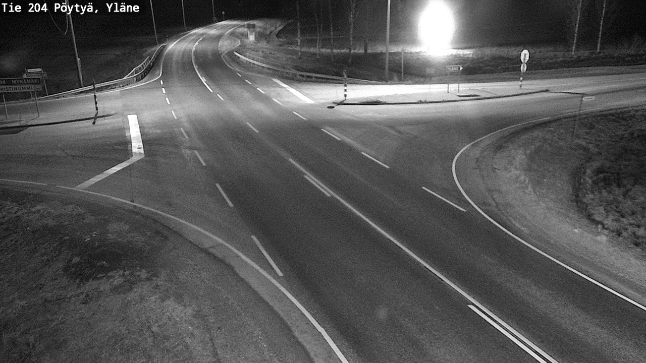 Kelikamerat Kuva Tie 204 Pöytyä, Yläne, Pöytyä, Varsinais-Suomi