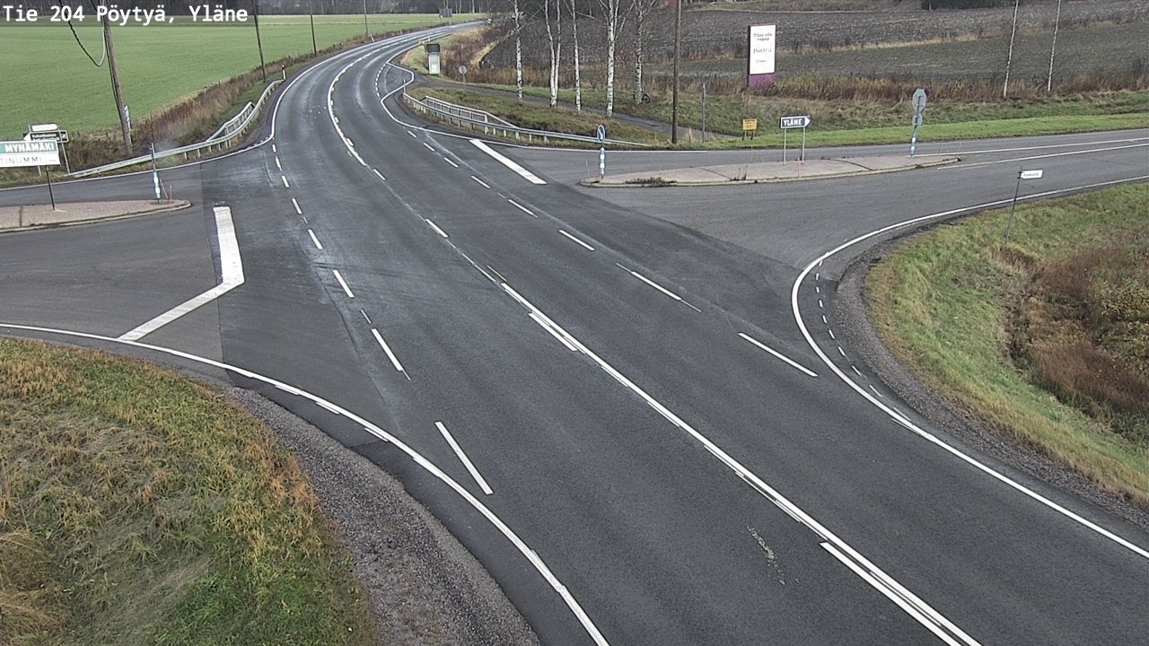 Kelikamerat Kuva Tie 204 Pöytyä, Yläne, Pöytyä, Varsinais-Suomi