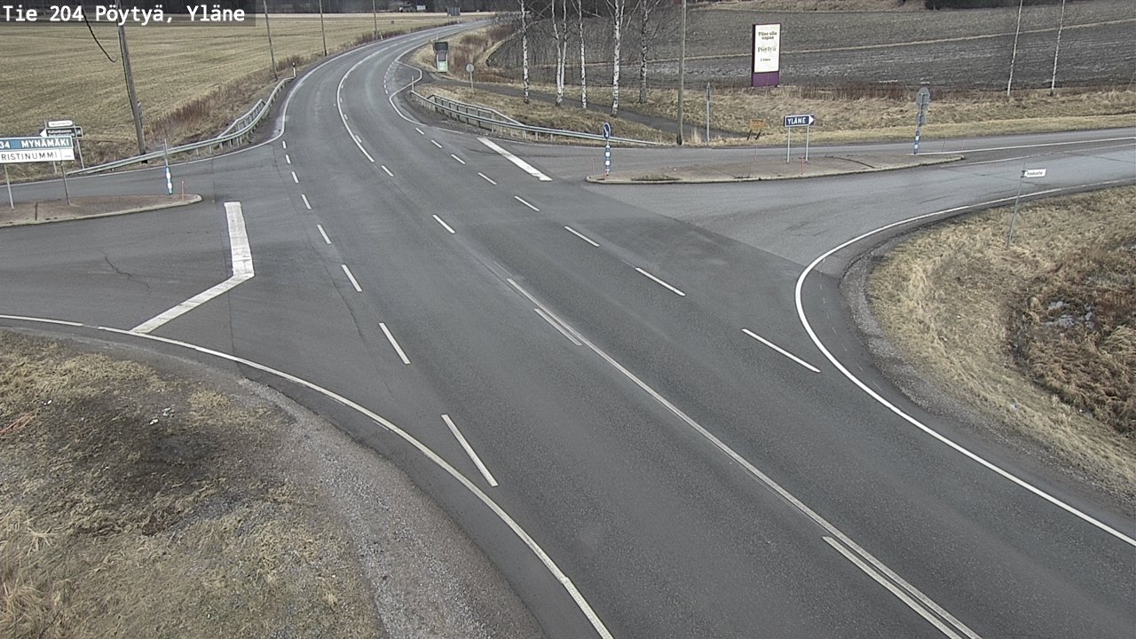 Kelikamerat Kuva Tie 204 Pöytyä, Yläne, Pöytyä, Varsinais-Suomi
