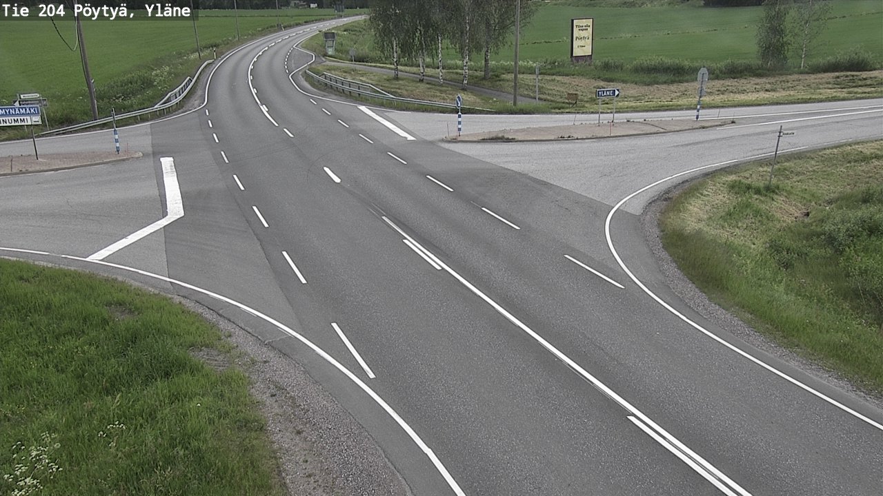 Kelikamerat Kuva Tie 204 Pöytyä, Yläne, Pöytyä, Varsinais-Suomi