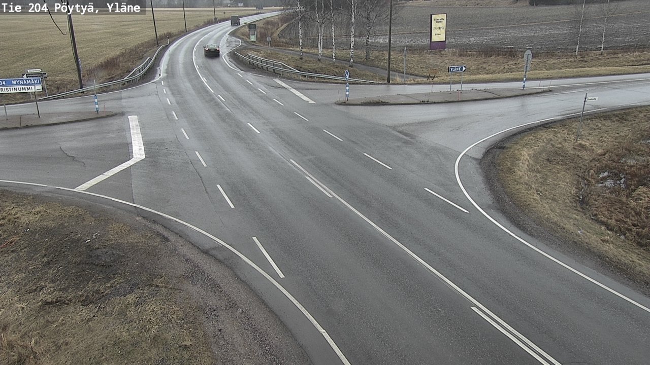 Kelikamerat Kuva Tie 204 Pöytyä, Yläne, Pöytyä, Varsinais-Suomi