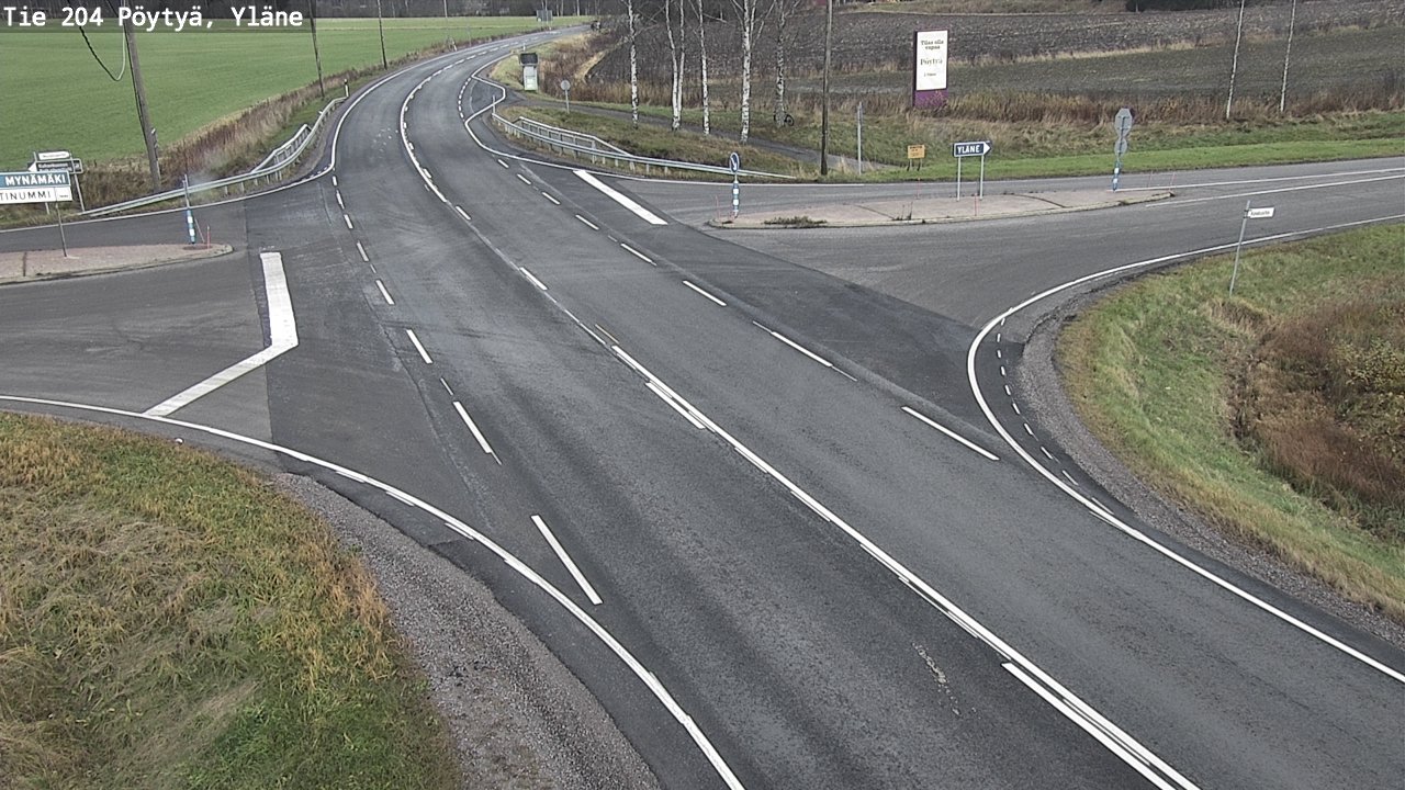Kelikamerat Kuva Tie 204 Pöytyä, Yläne, Pöytyä, Varsinais-Suomi