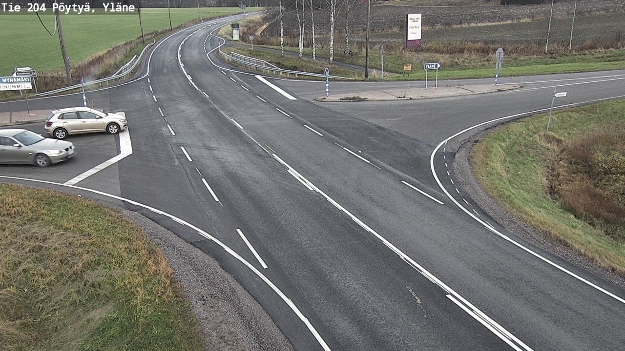 Kelikamerat Kuva Tie 204 Pöytyä, Yläne, Pöytyä, Varsinais-Suomi