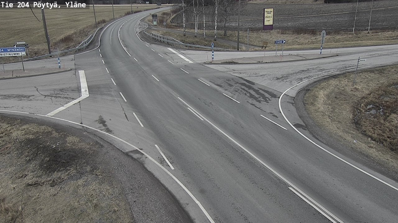 Kelikamerat Kuva Tie 204 Pöytyä, Yläne, Pöytyä, Varsinais-Suomi
