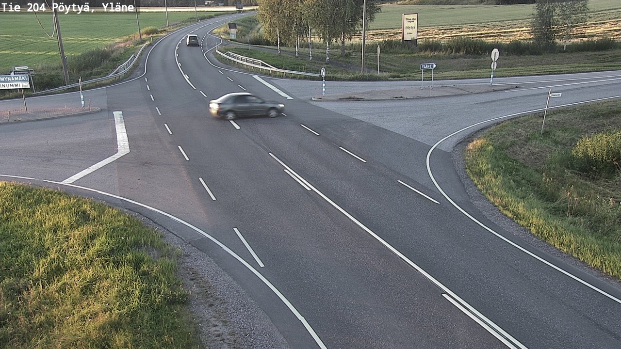 Kelikamerat Kuva Tie 204 Pöytyä, Yläne, Pöytyä, Varsinais-Suomi