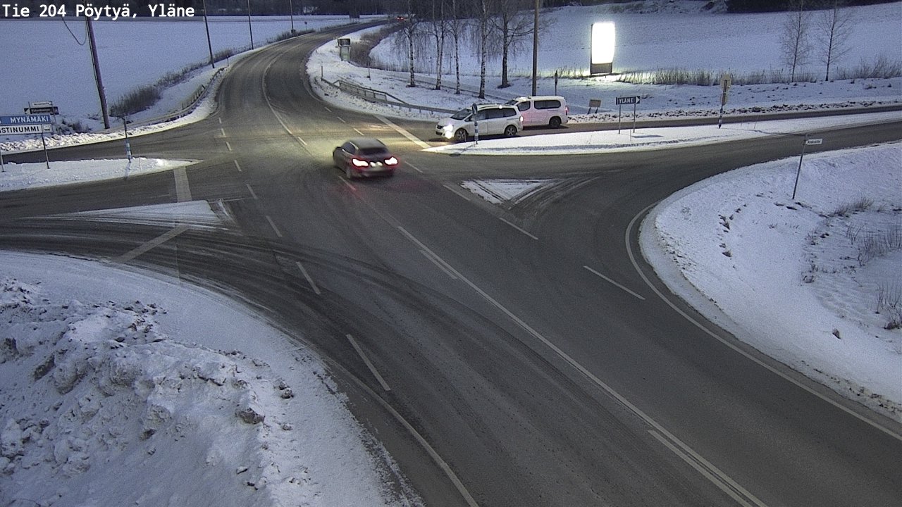 Kelikamerat Kuva Tie 204 Pöytyä, Yläne, Pöytyä, Varsinais-Suomi