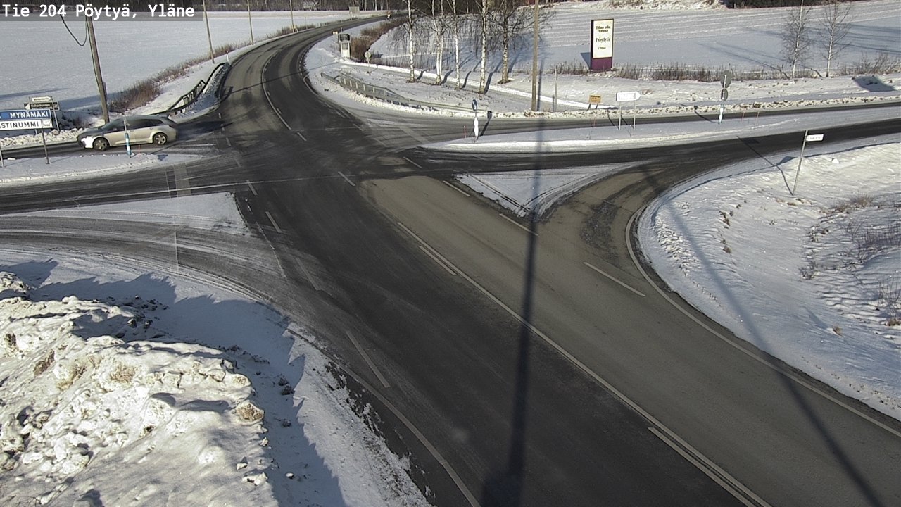 Kelikamerat Kuva Tie 204 Pöytyä, Yläne, Pöytyä, Varsinais-Suomi