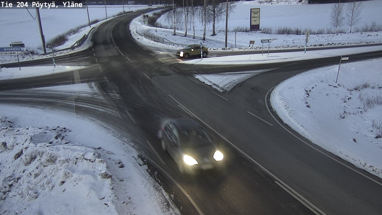 Kelikamerat Kuva Tie 204 Pöytyä, Yläne, Pöytyä, Varsinais-Suomi