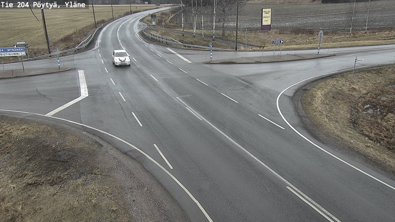 Kelikamerat Kuva Tie 204 Pöytyä, Yläne, Pöytyä, Varsinais-Suomi