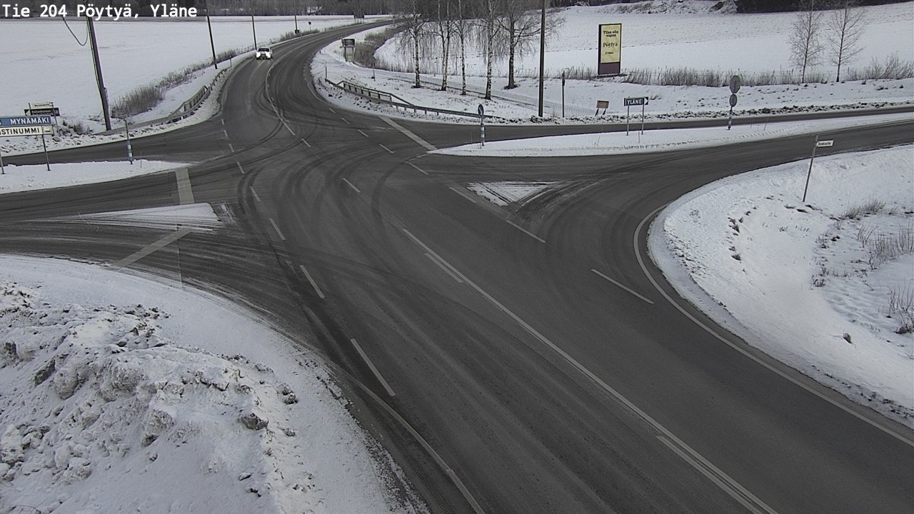 Kelikamerat Kuva Tie 204 Pöytyä, Yläne, Pöytyä, Varsinais-Suomi