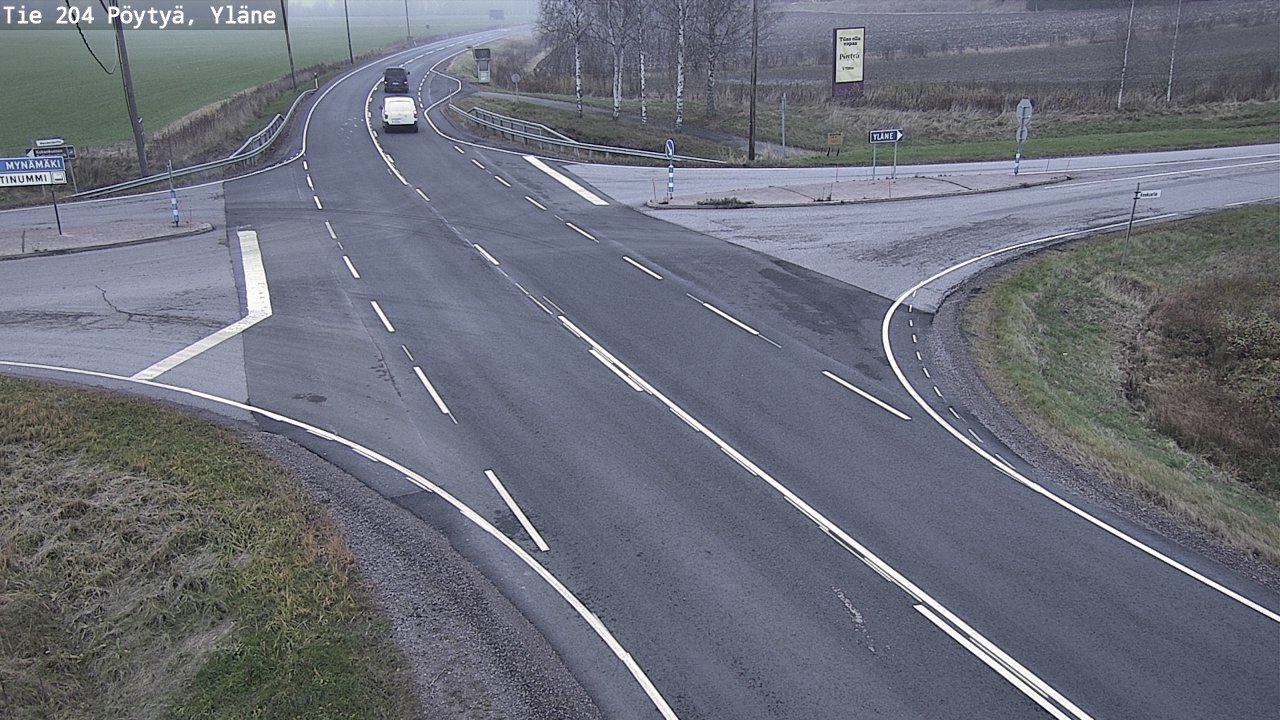 Kelikamerat Kuva Tie 204 Pöytyä, Yläne, Pöytyä, Varsinais-Suomi