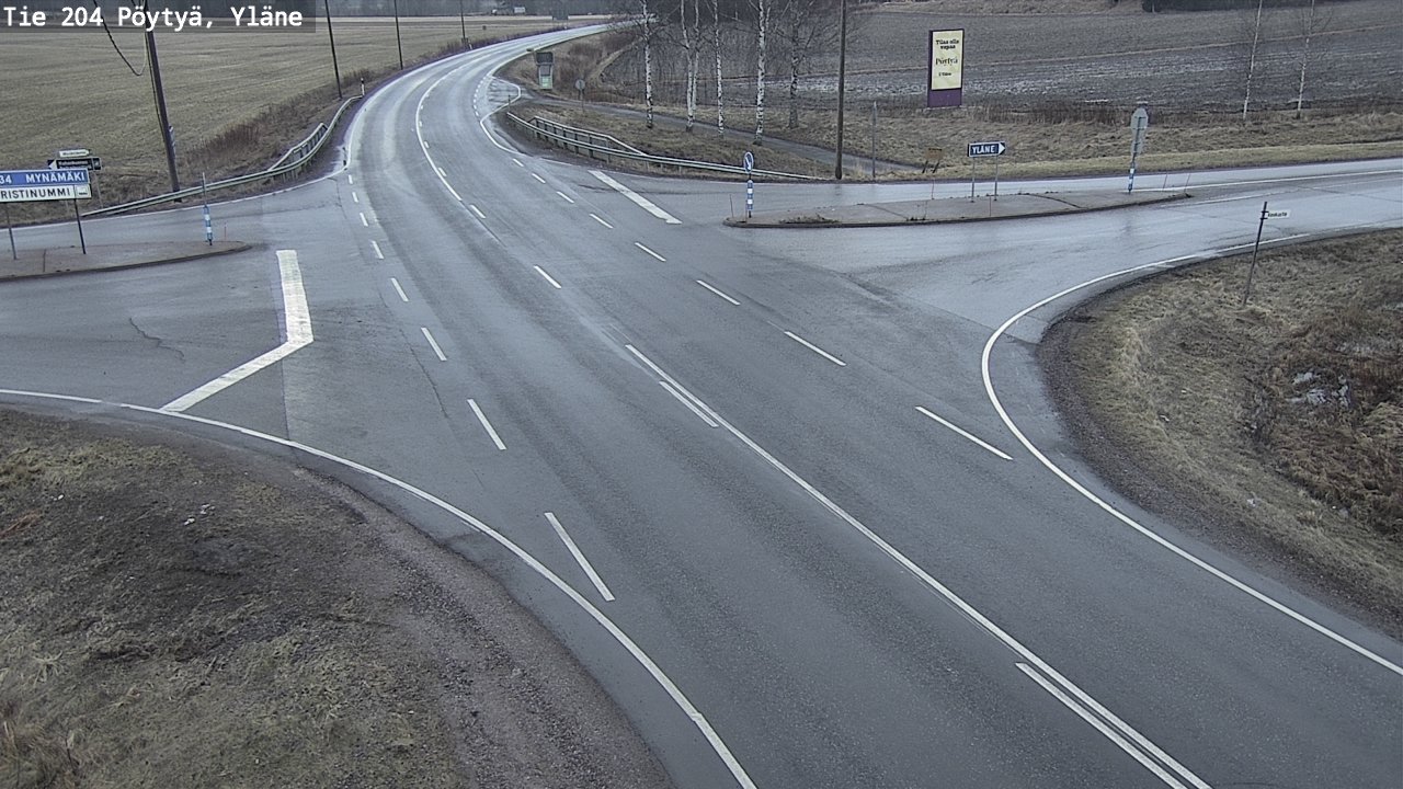 Kelikamerat Kuva Tie 204 Pöytyä, Yläne, Pöytyä, Varsinais-Suomi