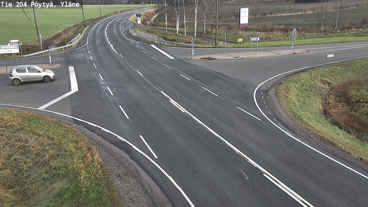 Kelikamerat Kuva Tie 204 Pöytyä, Yläne, Pöytyä, Varsinais-Suomi