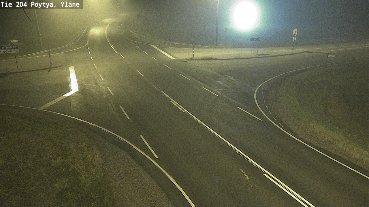 Kelikamerat Kuva Tie 204 Pöytyä, Yläne, Pöytyä, Varsinais-Suomi