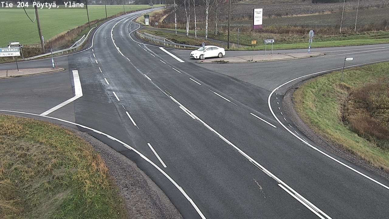 Kelikamerat Kuva Tie 204 Pöytyä, Yläne, Pöytyä, Varsinais-Suomi