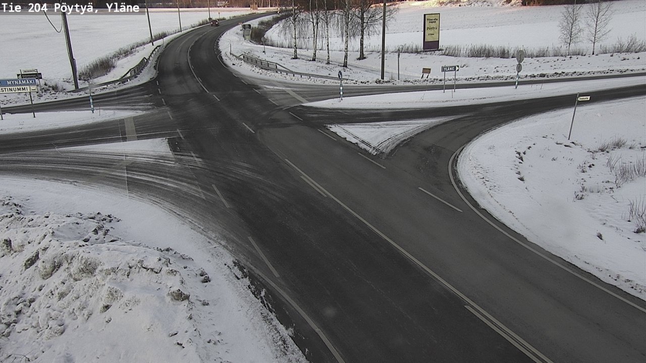 Kelikamerat Kuva Tie 204 Pöytyä, Yläne, Pöytyä, Varsinais-Suomi