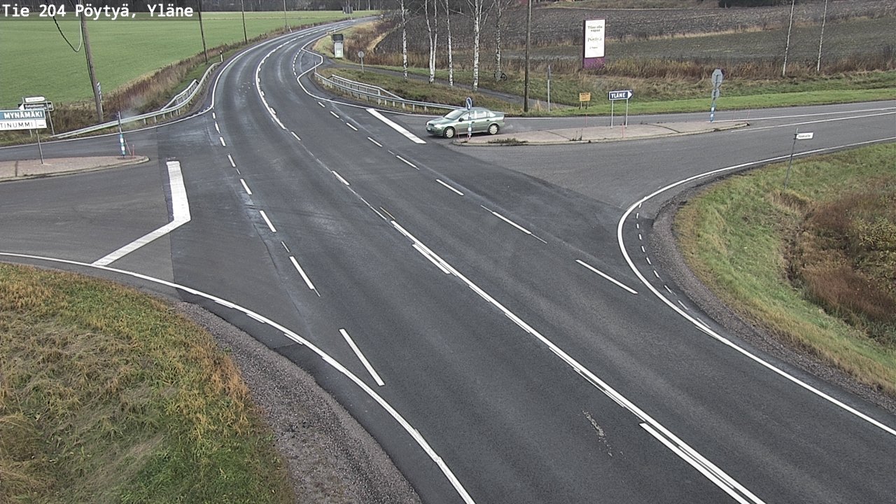 Kelikamerat Kuva Tie 204 Pöytyä, Yläne, Pöytyä, Varsinais-Suomi