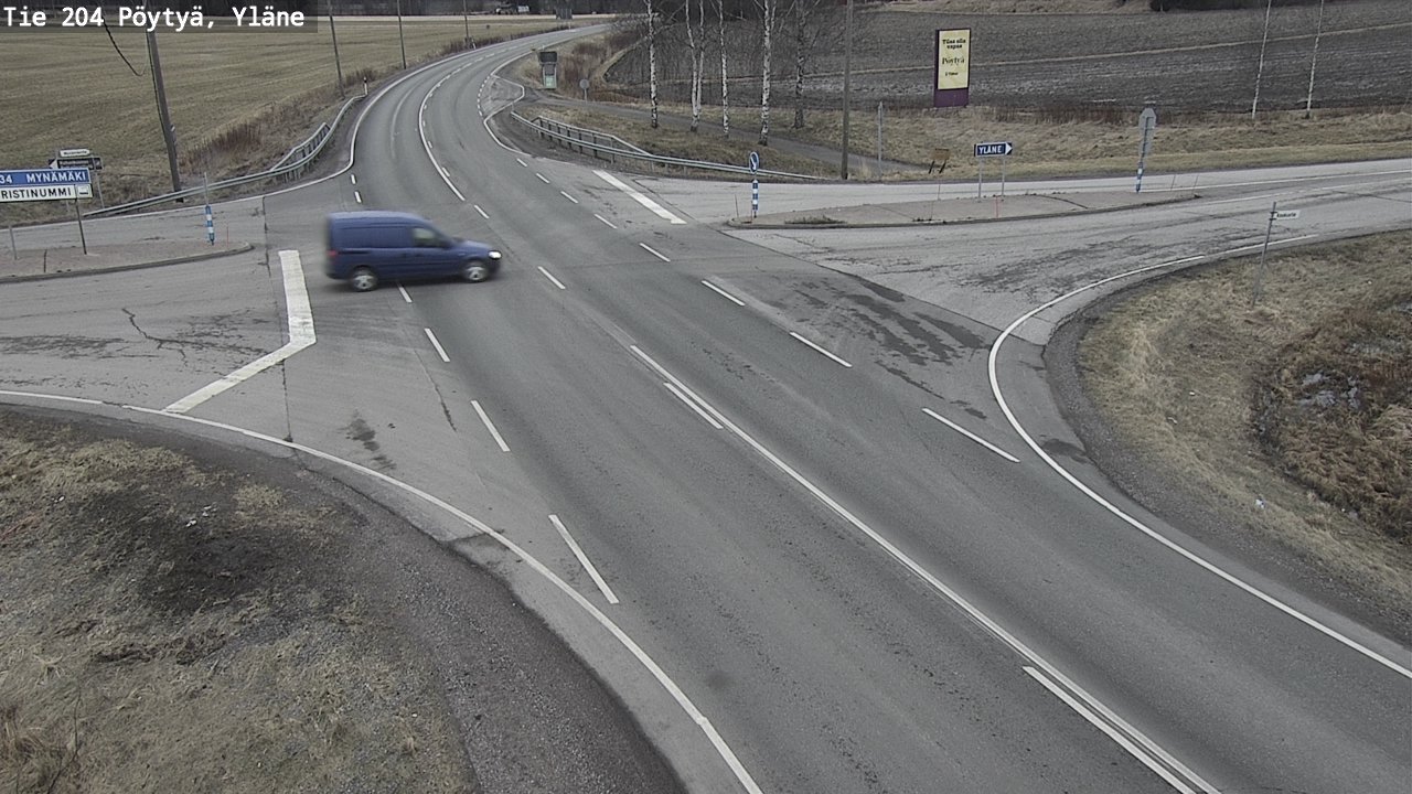 Kelikamerat Kuva Tie 204 Pöytyä, Yläne, Pöytyä, Varsinais-Suomi