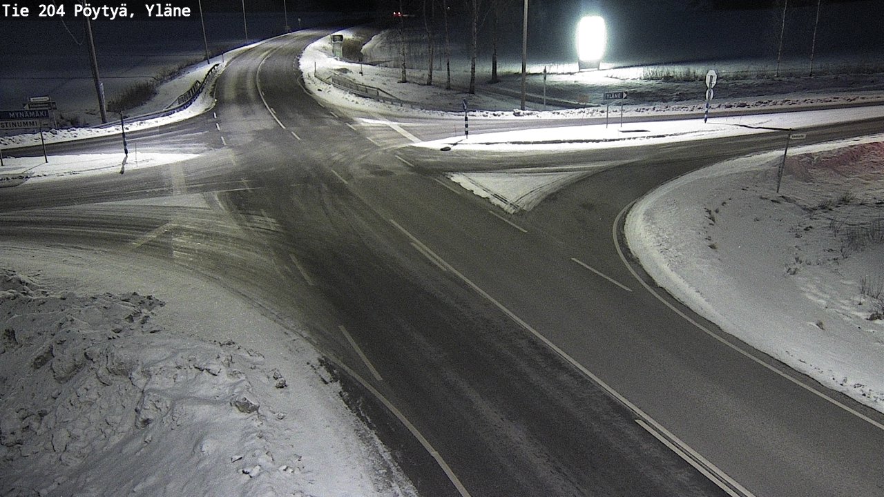 Kelikamerat Kuva Tie 204 Pöytyä, Yläne, Pöytyä, Varsinais-Suomi