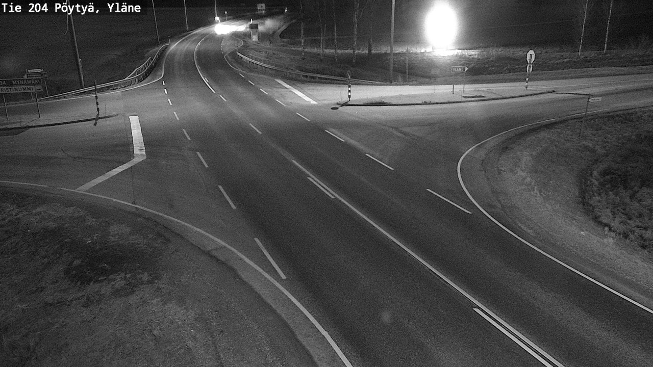 Kelikamerat Kuva Tie 204 Pöytyä, Yläne, Pöytyä, Varsinais-Suomi