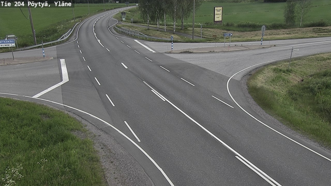 Kelikamerat Kuva Tie 204 Pöytyä, Yläne, Pöytyä, Varsinais-Suomi