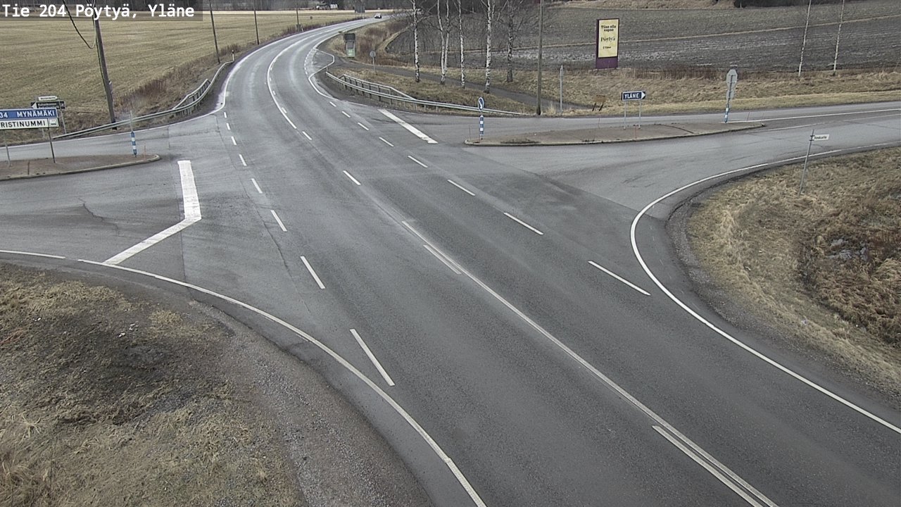 Kelikamerat Kuva Tie 204 Pöytyä, Yläne, Pöytyä, Varsinais-Suomi