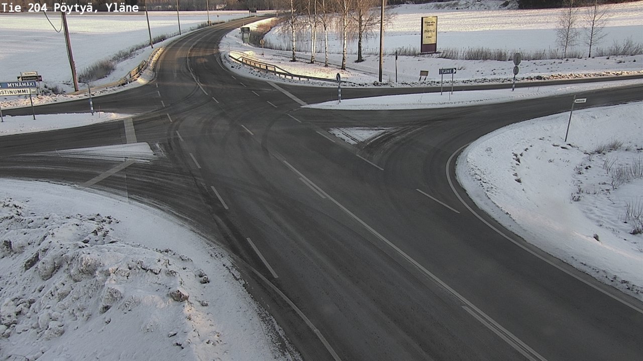 Kelikamerat Kuva Tie 204 Pöytyä, Yläne, Pöytyä, Varsinais-Suomi
