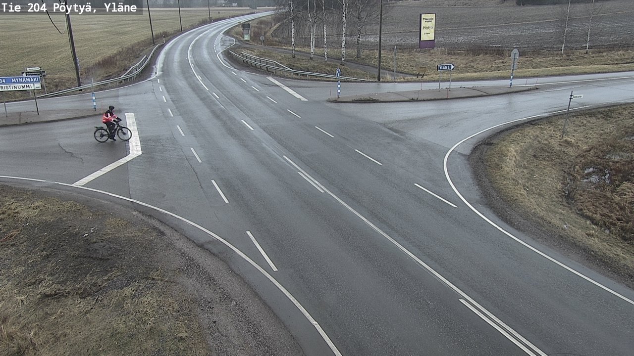 Kelikamerat Kuva Tie 204 Pöytyä, Yläne, Pöytyä, Varsinais-Suomi