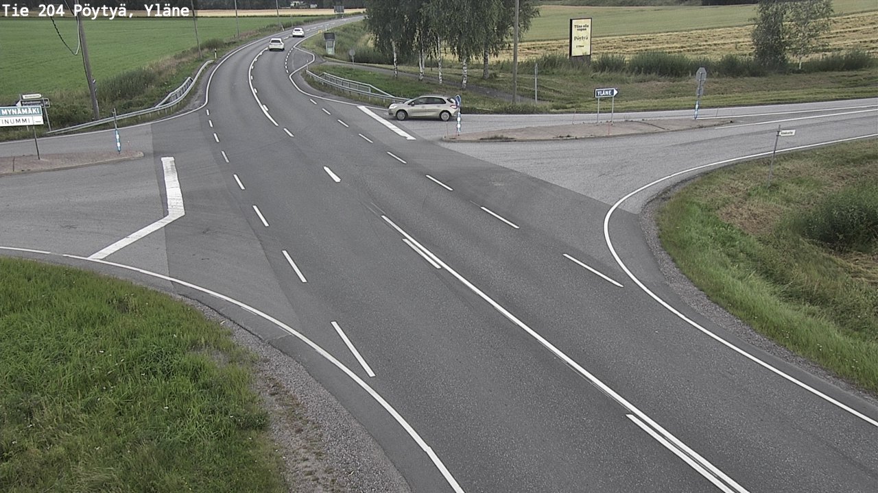 Kelikamerat Kuva Tie 204 Pöytyä, Yläne, Pöytyä, Varsinais-Suomi