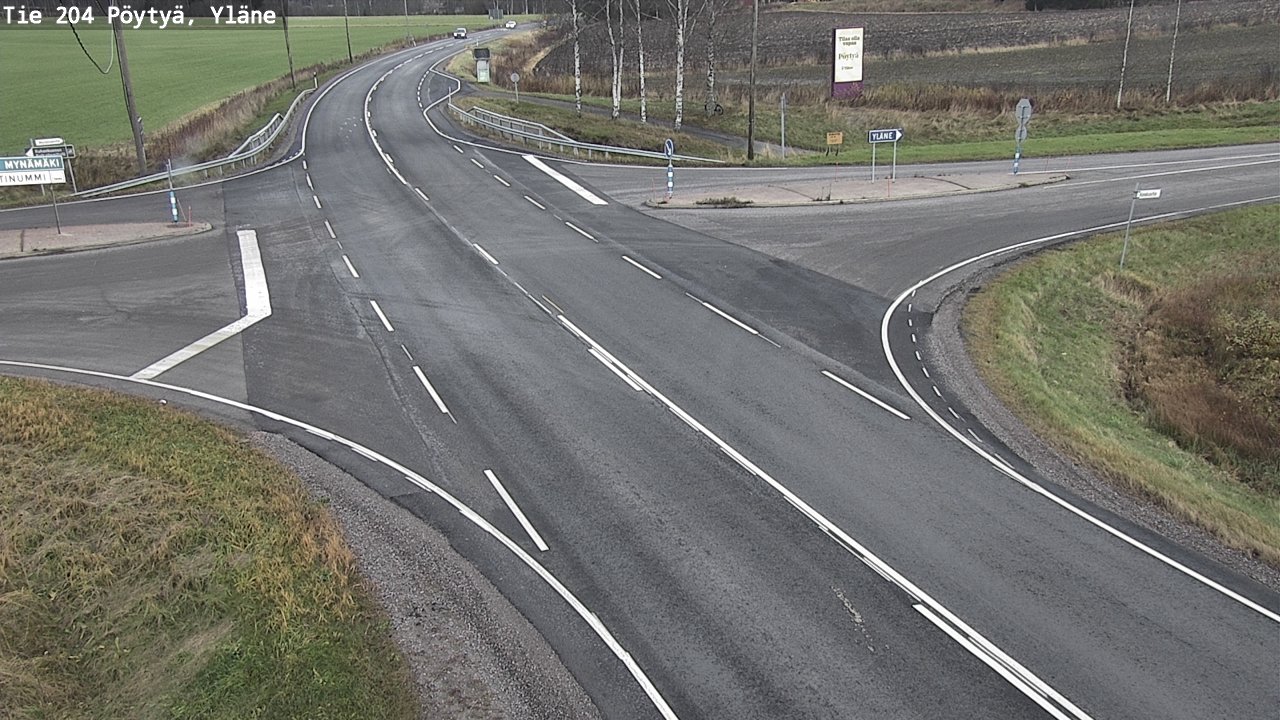 Kelikamerat Kuva Tie 204 Pöytyä, Yläne, Pöytyä, Varsinais-Suomi
