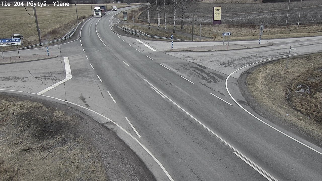 Kelikamerat Kuva Tie 204 Pöytyä, Yläne, Pöytyä, Varsinais-Suomi